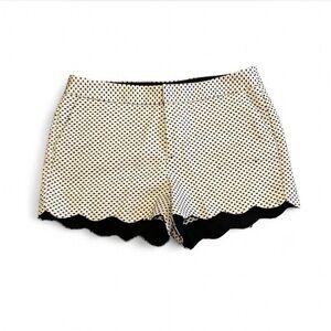 Elle Black and White Patterned Shorts